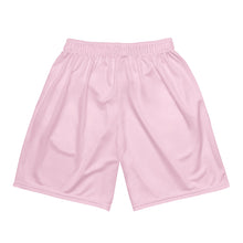 Load image into Gallery viewer, Pink Flaming D Mesh Shorts