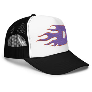 Purple Flaming D Hat