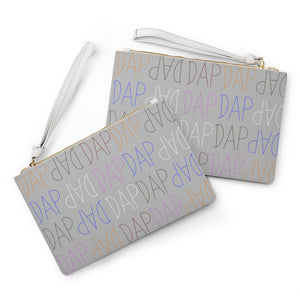 Grey DAP Clutch Bag