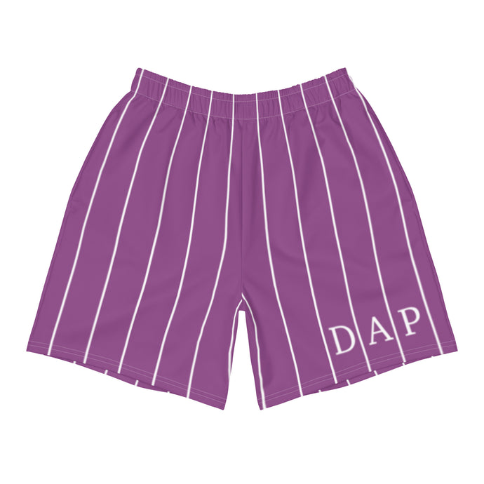 Purple Pinstripe Shorts