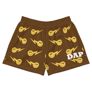 Women's Brown Star Logo Shorts