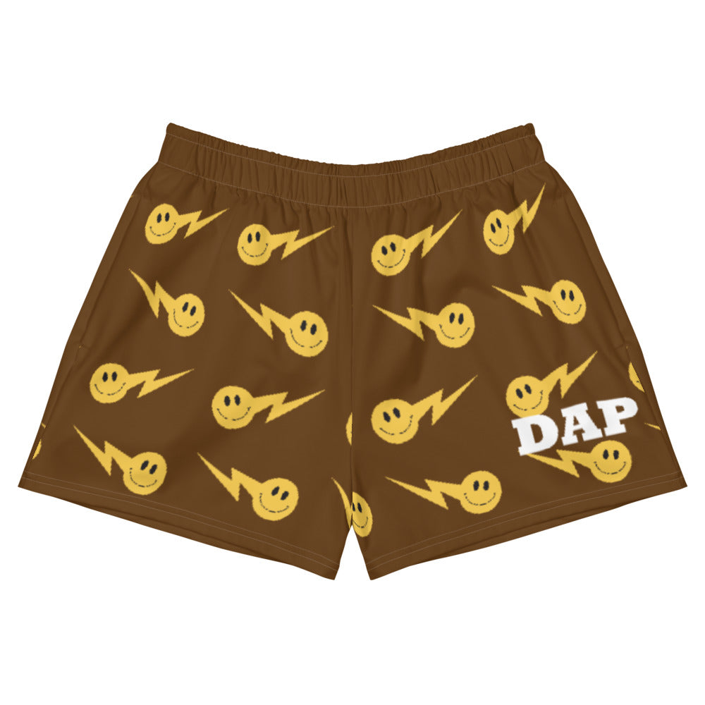 Women's Brown Star Logo Shorts
