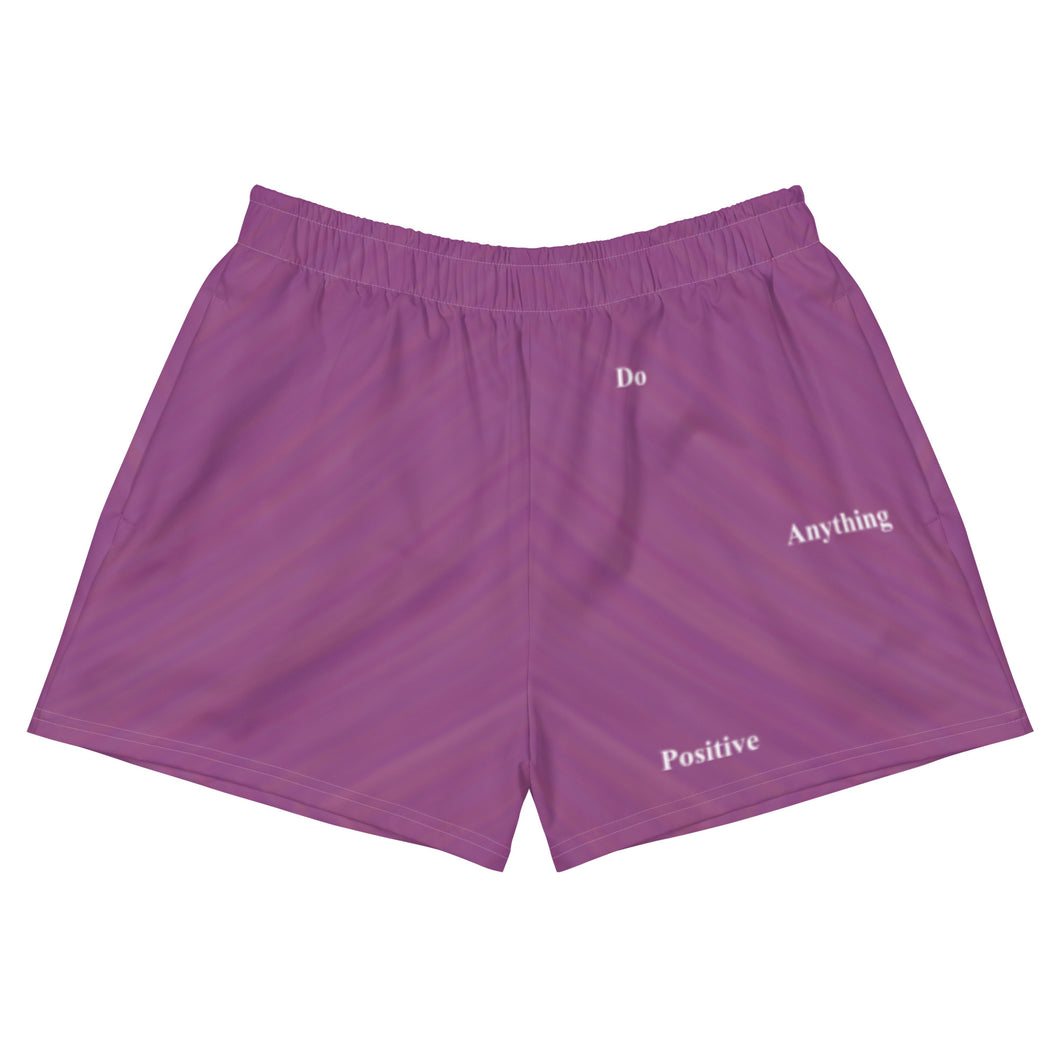 Women's Purple Marble Shorts