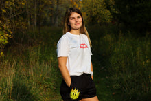 Load image into Gallery viewer, Women&#39;s black DAP crown shorts