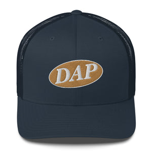 DAP oval logo trucker