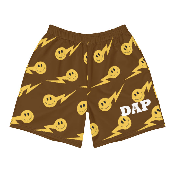 Brown Star Logo Shorts