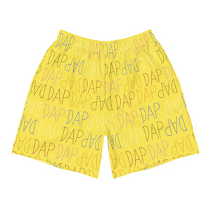 Yellow DAP all over shorts