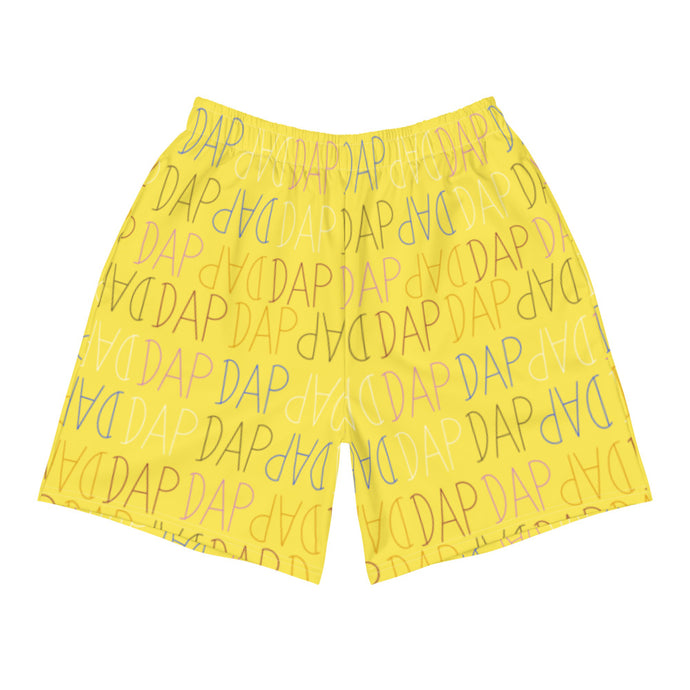 Yellow DAP all over shorts