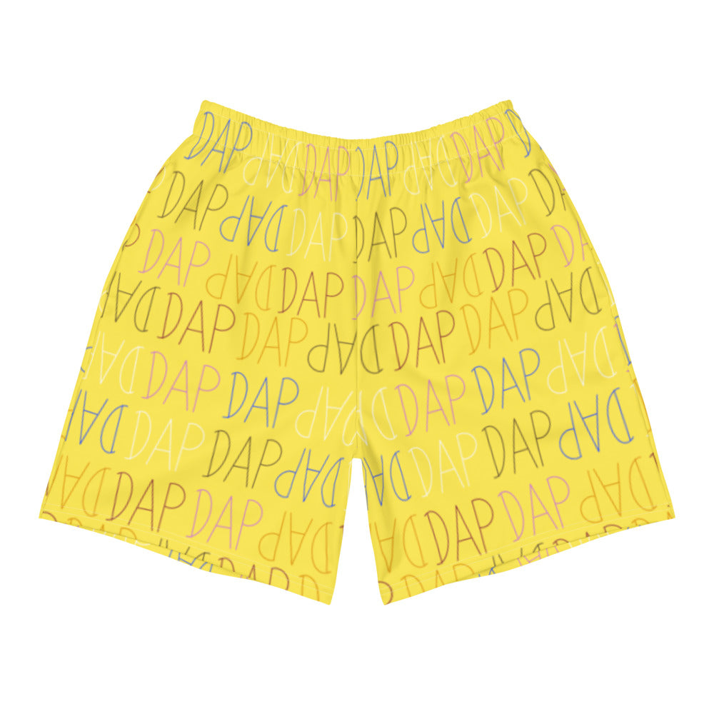 Yellow DAP all over shorts