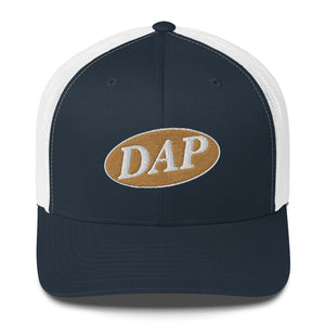 DAP oval logo trucker