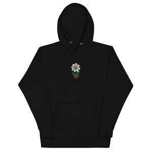 Embroidered Flower Hoodie