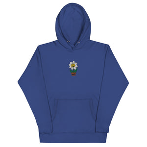 Embroidered Flower Hoodie